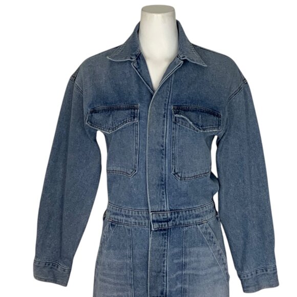 Citizens Of Humanity COH Marta Denim Jumpsuit S Monologue - Picture 9 of 14